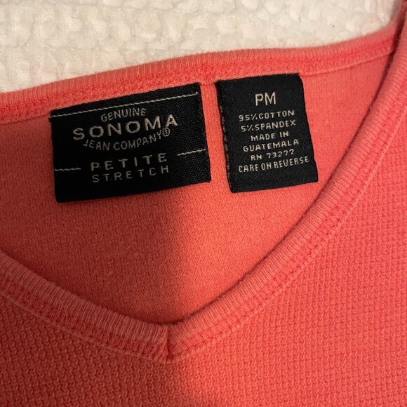 BUNDLE: Petite Medium V-Neck Tshirts - Sonoma Petite Brand - Picture 8 of 10